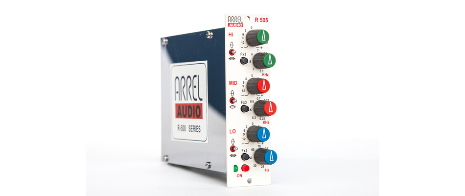 R-505 3 Band Parametric Equalizer (6 Center Frequencies)