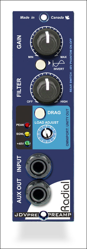 JDV-Pre™ Instrument Preamp and DI